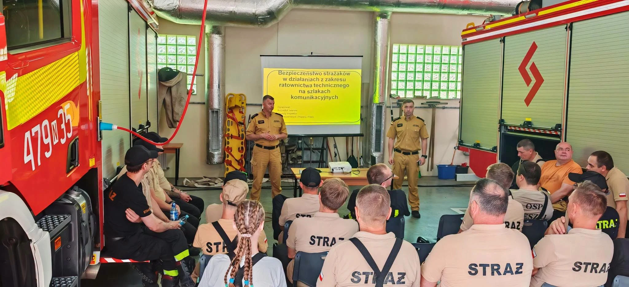 OSP Reszel ćwiczyła ratownictwo techniczne z OSP Pilec — zdjęcie 7