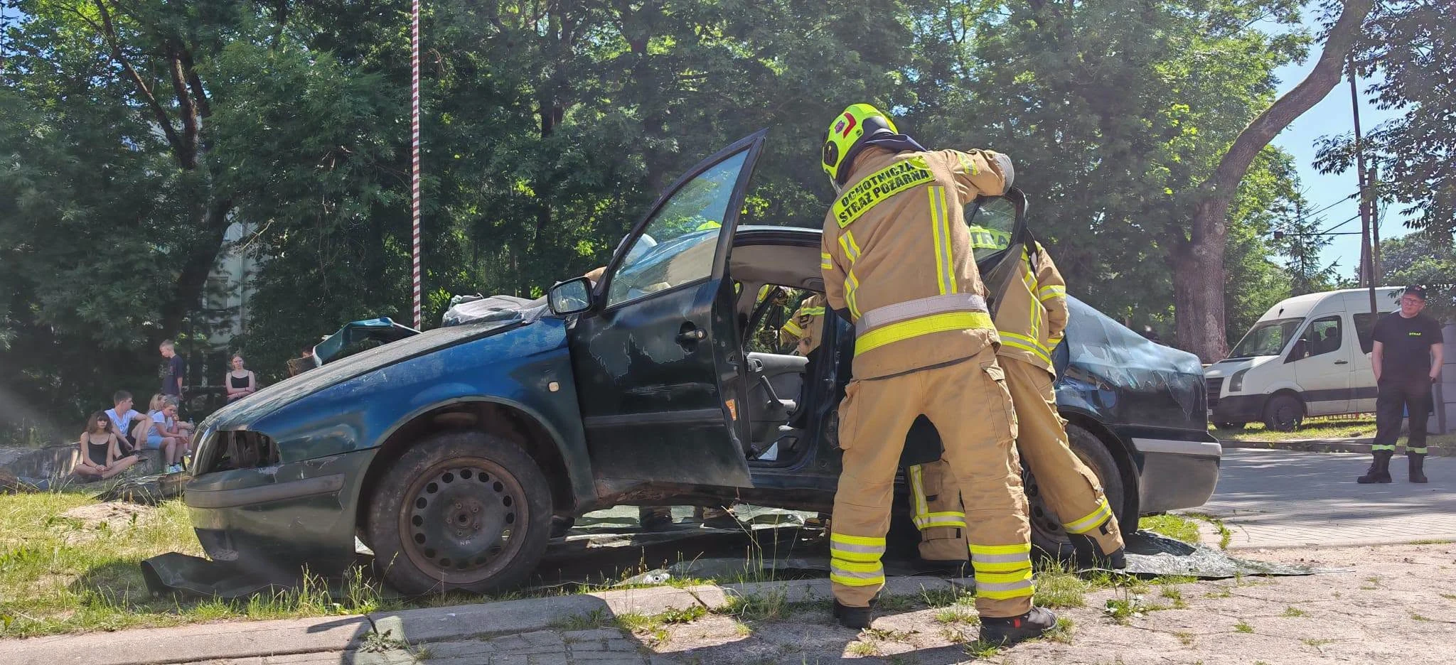 OSP Reszel ćwiczyła ratownictwo techniczne z OSP Pilec — zdjęcie 25