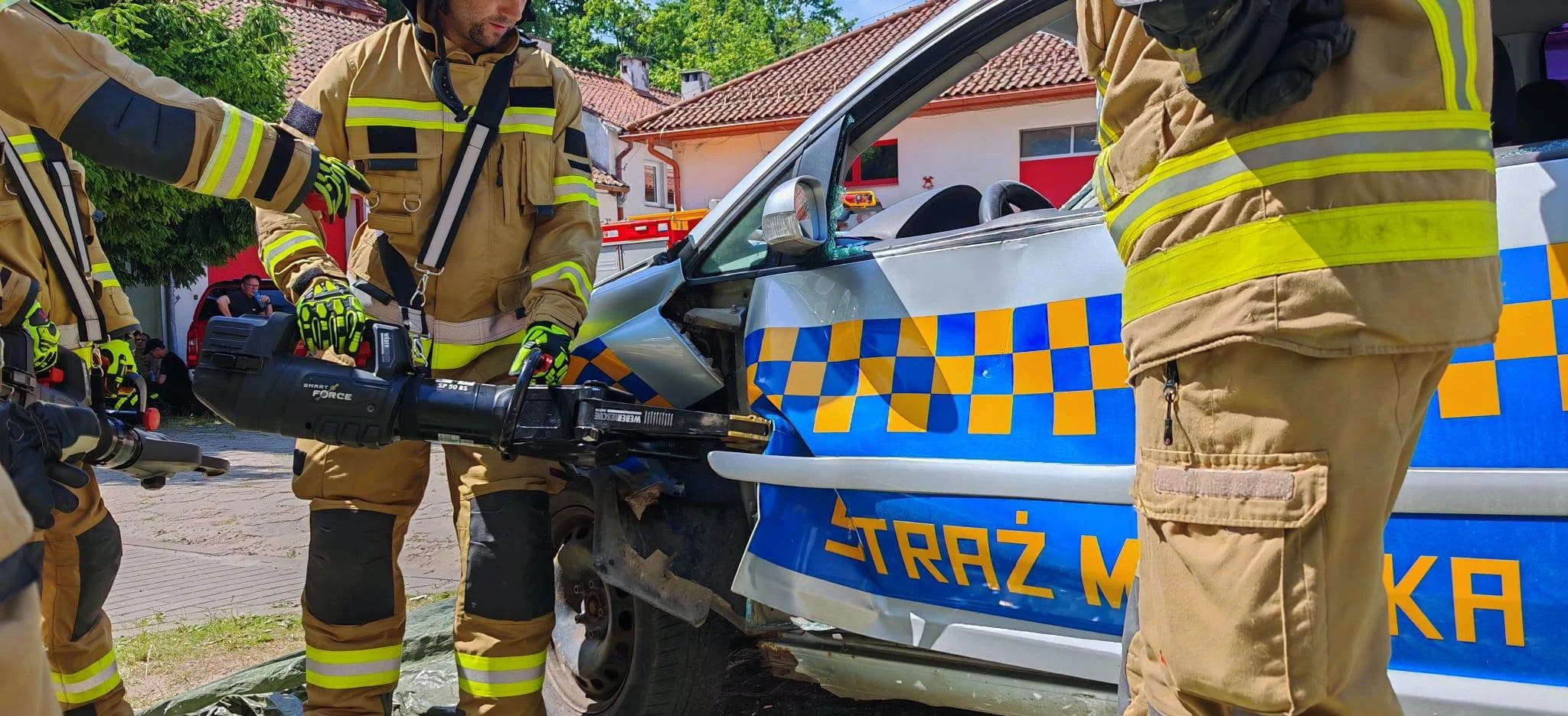 OSP Reszel ćwiczyła ratownictwo techniczne z OSP Pilec — zdjęcie 32